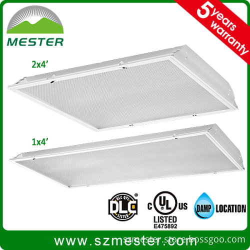 UL DLC approved 80Ra 2*2 2*4 foot 45W 65W Recessed LED Troffer Lighting Fixtures